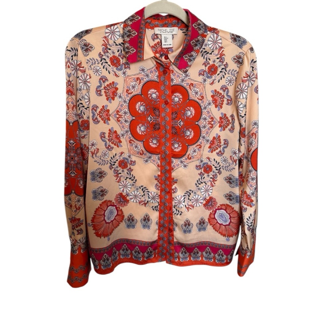Rachel Zoe Women’s Floral Blouse Size Small